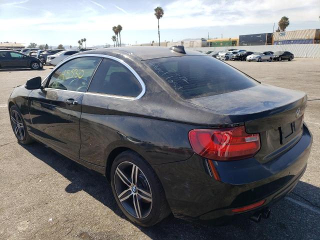 WBA2F9C37HV664888 - 2017 BMW 230I BLACK photo 3