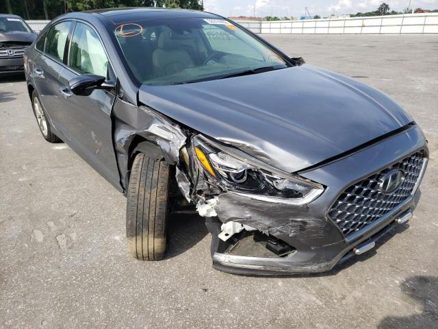 5NPE34AF6KH730332 - 2019 HYUNDAI SONATA LIM GRAY photo 1