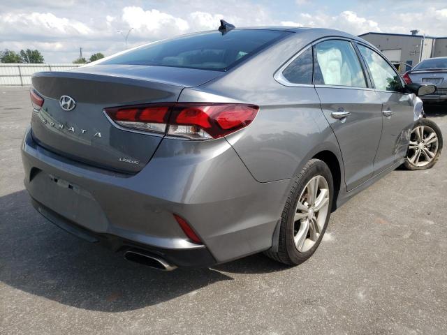 5NPE34AF6KH730332 - 2019 HYUNDAI SONATA LIM GRAY photo 4