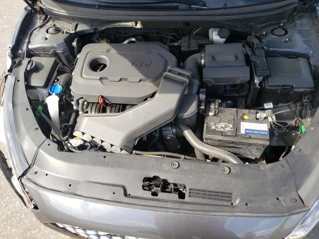 5NPE34AF6KH730332 - 2019 HYUNDAI SONATA LIM GRAY photo 7