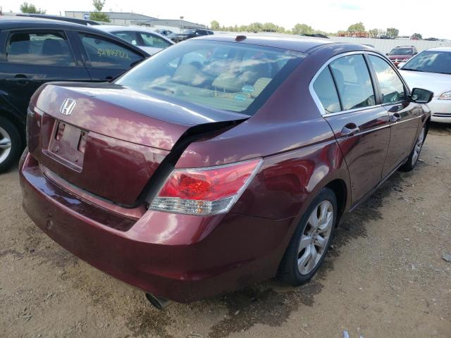 1HGCP2F8XAA094080 - 2010 HONDA ACCORD EXL MAROON photo 4