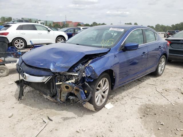 19UDE2F36GA017374 - 2016 ACURA ILX BASE W BLUE photo 2
