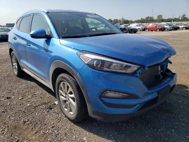 KM8J3CA40JU664948 - 2018 HYUNDAI TUCSON SEL BLUE photo 1