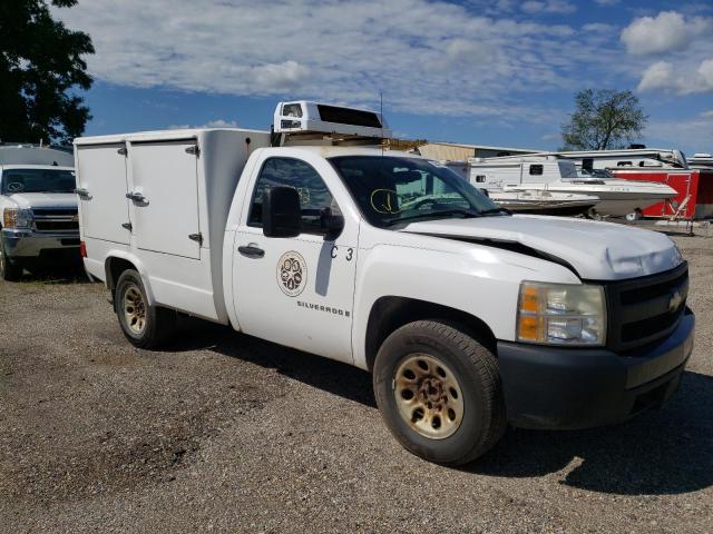 1GCEC14X78Z303990 - 2008 CHEVROLET SILVERADO WHITE photo 1