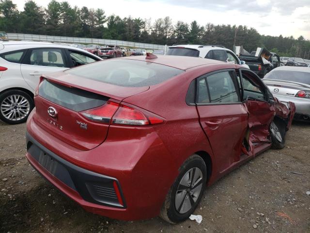 KMHC65LC4LU228915 - 2020 HYUNDAI IONIQ BLUE BURGUNDY photo 4