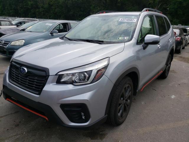 JF2SKAPC6KH424717 - 2019 SUBARU FORESTER S Gümüş foto 2