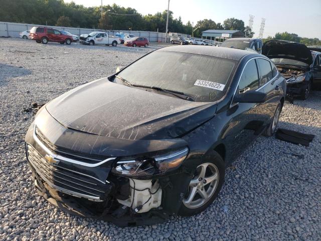 1G1ZB5ST1JF269492 - 2018 CHEVROLET MALIBU LS BLACK photo 2