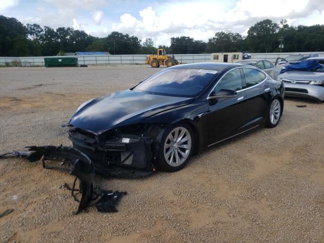 5YJSA1E21KF305730 - 2019 TESLA MODEL S Սև լուսանկար 2
