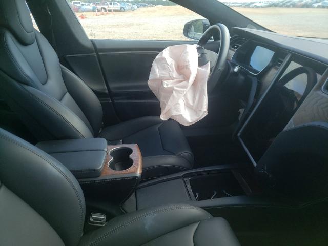 5YJSA1E21KF305730 - 2019 TESLA MODEL S Սև լուսանկար 5