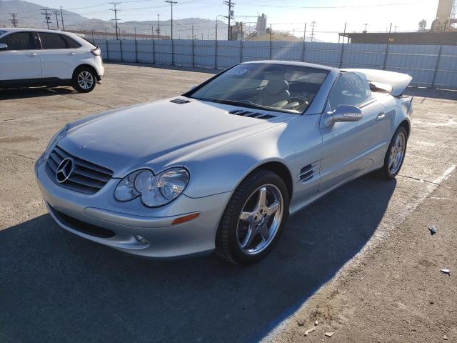 WDBSK75F93F008185 - 2003 MERCEDES-BENZ SL 500R TEAL photo 2