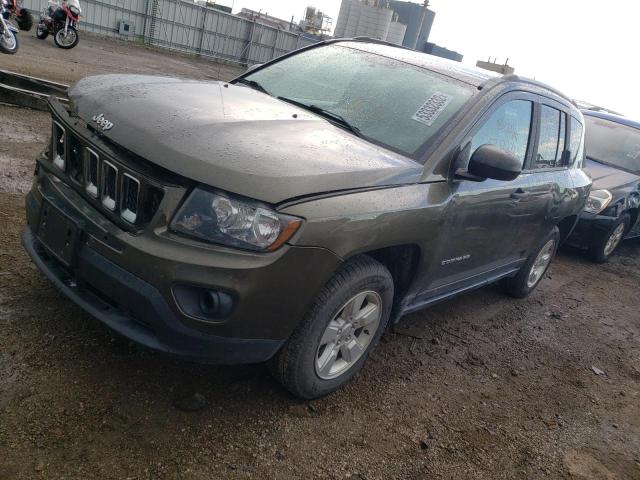 1C4NJCBA3FD373383 - 2015 JEEP COMPASS SP GREEN photo 2