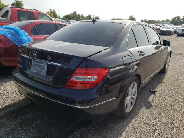 WDDGF4HB8ER308617 - 2014 MERCEDES-BENZ C 250 BLACK photo 4