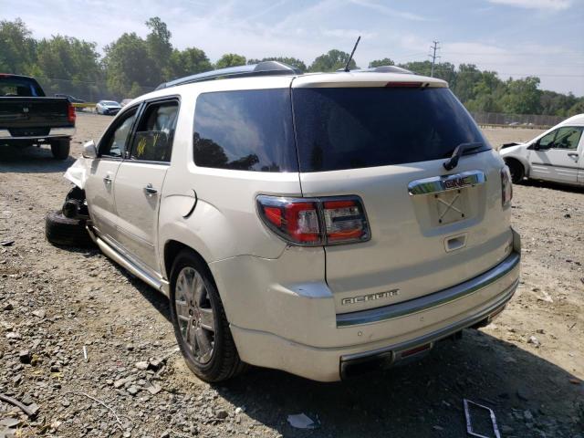 1GKKVTKD1EJ303516 - 2014 GMC ACADIA DEN WHITE photo 3