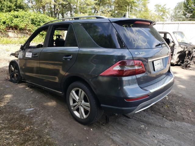 4JGDA5HBXCA040663 - 2012 MERCEDES-BENZ ML 350 4MA GRAY photo 3