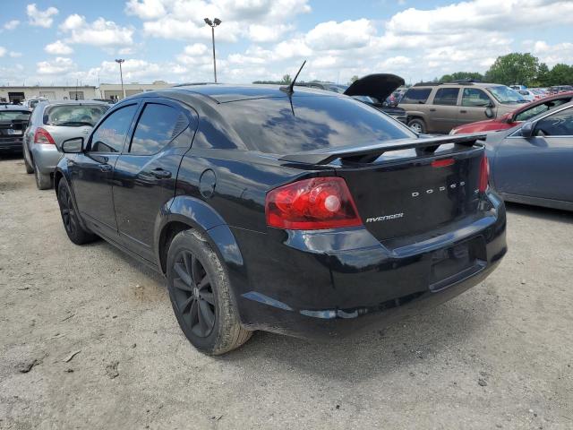 1C3CDZCB9DN664068 - 2013 DODGE AVENGER BLACK photo 3