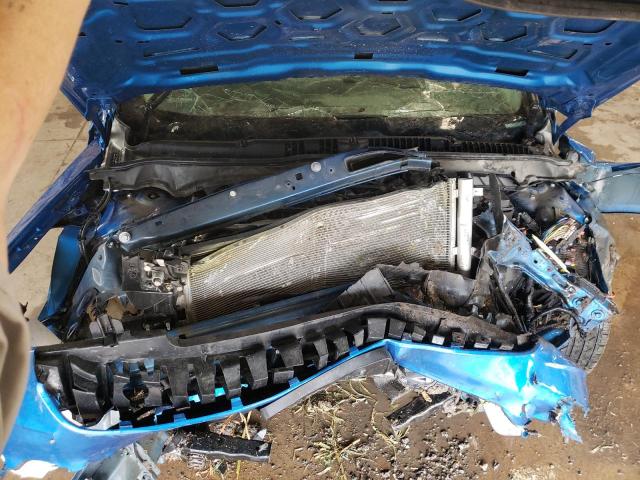 3FA6P0CD7KR133741 - 2019 FORD FUSION SEL BLUE photo 7