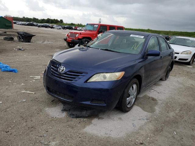 4T1BE46K69U396933 - 2009 TOYOTA CAMRY BASE BLUE photo 2