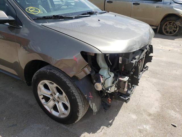 2FMDK3KC5CBA13474 - 2012 FORD EDGE LIMIT GRAY photo 9