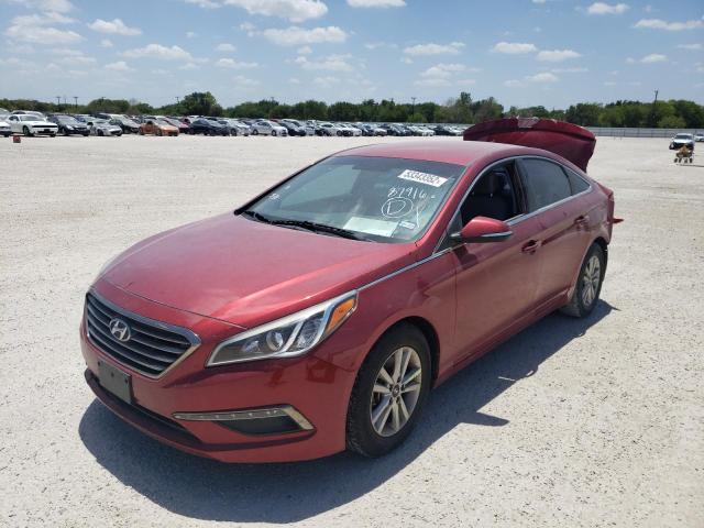 5NPE24AA9GH420206 - 2016 HYUNDAI SONATA ECO RED photo 2