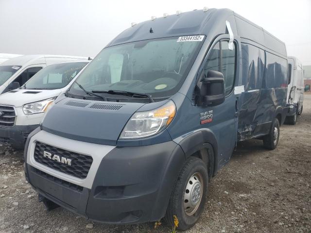 3C6TRVDG5KE515083 - 2019 RAM PROMASTER BLUE photo 2