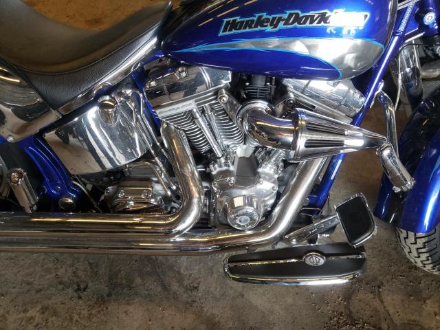 1HD1PLF165Y950453 - 2005 HARLEY-DAVIDSON FLSTFSE CA BLUE photo 7