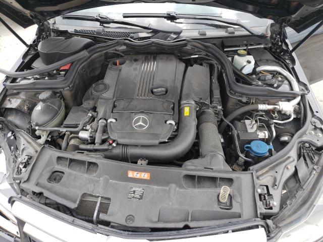 WDDGJ4HB2CF753934 - 2012 MERCEDES-BENZ C 250 BLACK photo 7