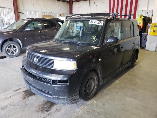 JTLKT324054001509 - 2005 TOYOTA SCION XB შავი ფოტო 2