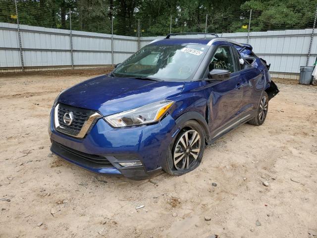 3N1CP5CU4KL515967 - 2019 NISSAN KICKS S BLUE photo 2