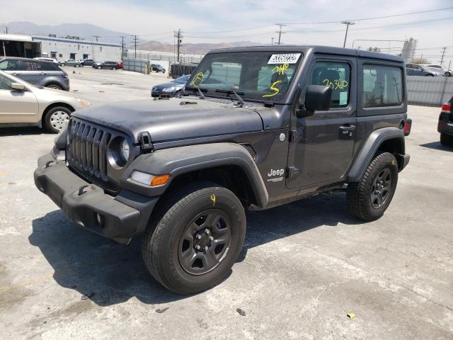 1C4GJXAN5JW292502 - 2018 JEEP WRANGLER S GRAY photo 2