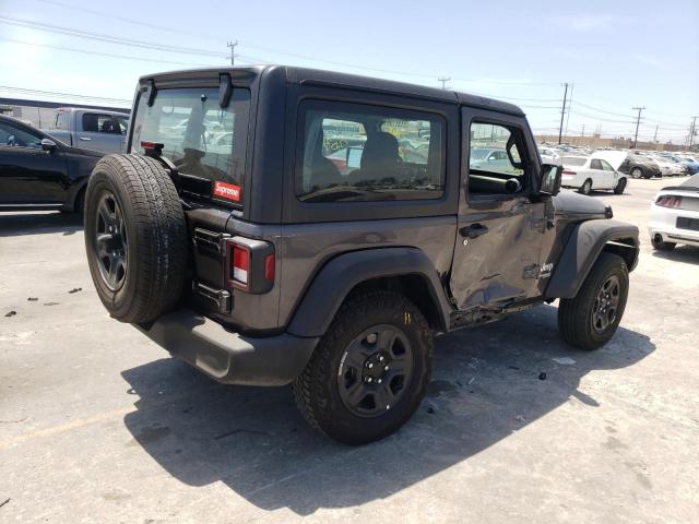 1C4GJXAN5JW292502 - 2018 JEEP WRANGLER S GRAY photo 4