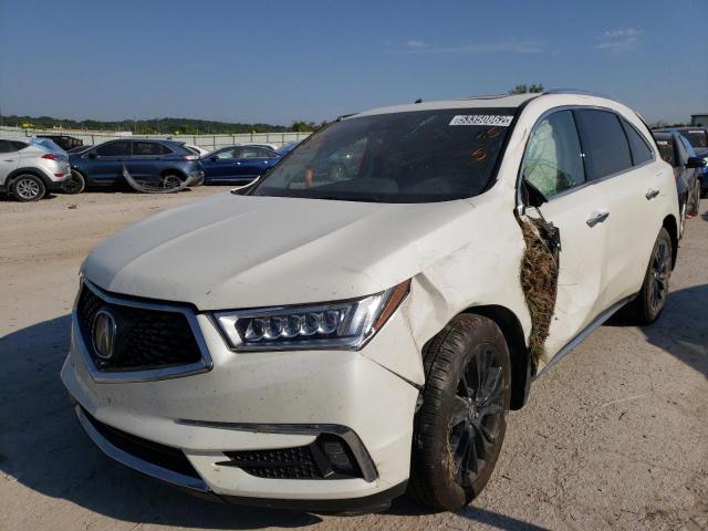 5FRYD4H98HB022681 - 2017 ACURA MDX ADVANC WHITE photo 2