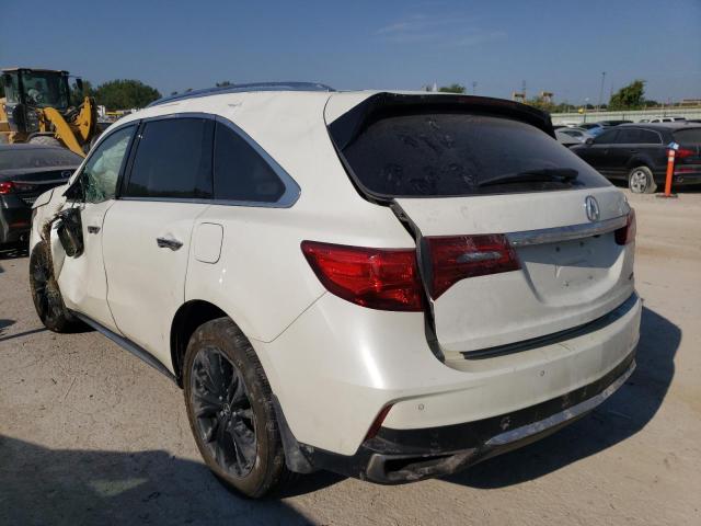 5FRYD4H98HB022681 - 2017 ACURA MDX ADVANC WHITE photo 3