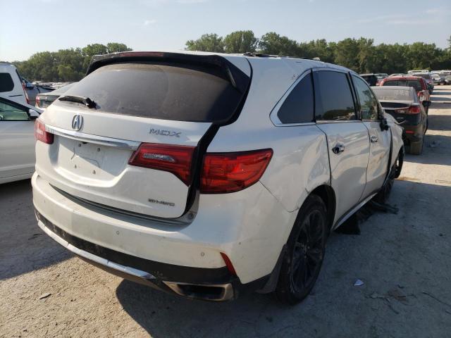 5FRYD4H98HB022681 - 2017 ACURA MDX ADVANC WHITE photo 4