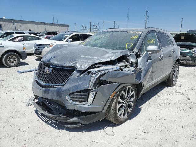 1GYKNGRS9MZ152927 - 2021 CADILLAC XT5 SPORT GRAY photo 2