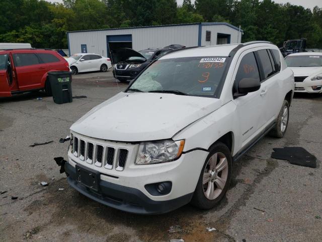 1J4NT1FB7BD138135 - 2011 JEEP COMPASS SP WHITE photo 2