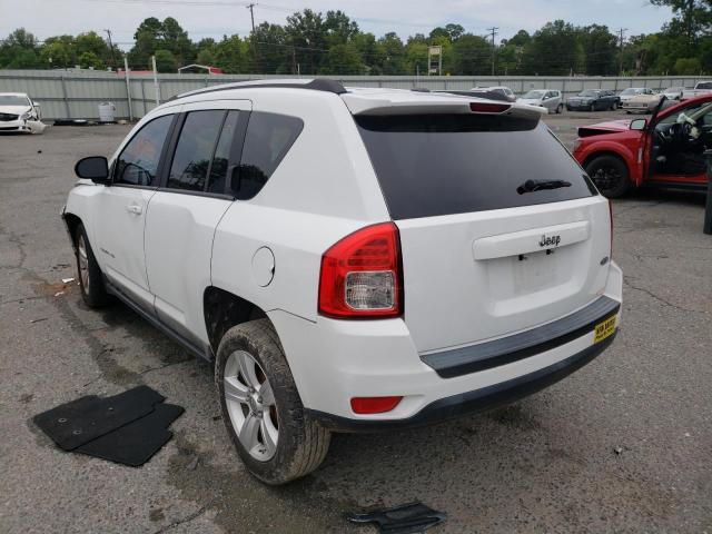 1J4NT1FB7BD138135 - 2011 JEEP COMPASS SP WHITE photo 3