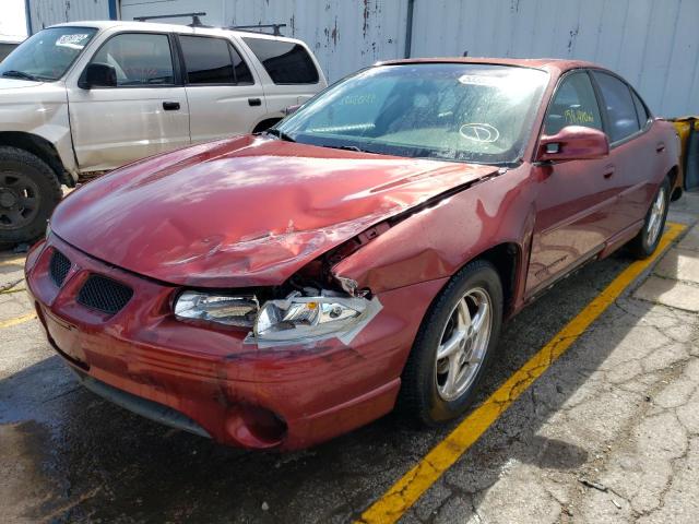 1G2WP52K13F177129 - 2003 PONTIAC GRAND PRIX MAROON photo 2