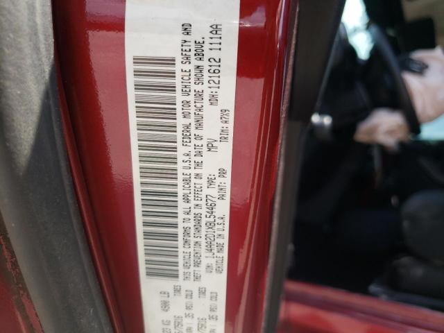 1J4AA2D1XBL544677 - 2011 JEEP WRANGLER S BURGUNDY photo 10