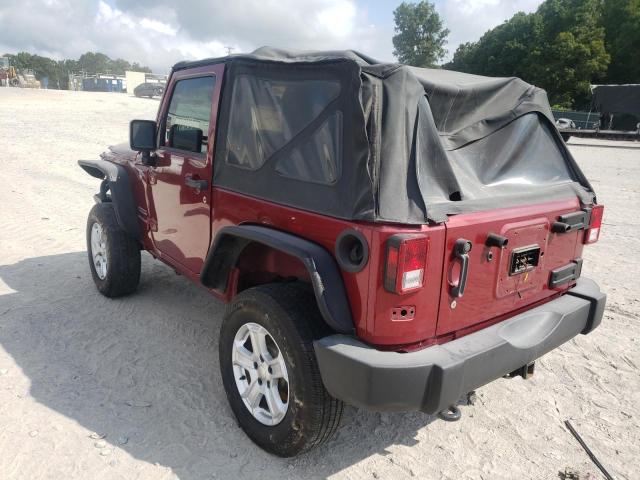 1J4AA2D1XBL544677 - 2011 JEEP WRANGLER S BURGUNDY photo 3