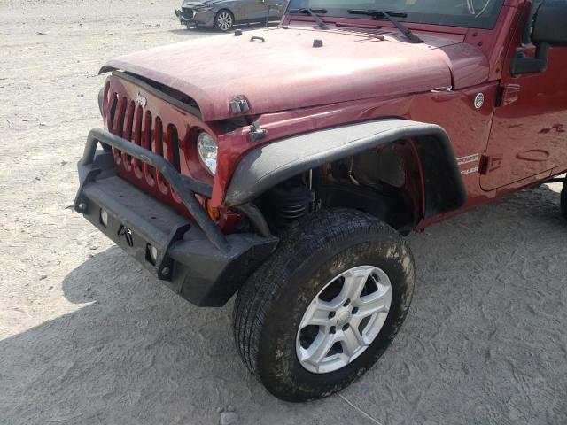1J4AA2D1XBL544677 - 2011 JEEP WRANGLER S BURGUNDY photo 9