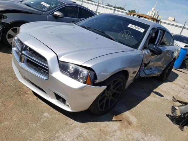 2B3CL5CT3BH613639 - 2011 DODGE CHARGER R/ SILVER photo 2