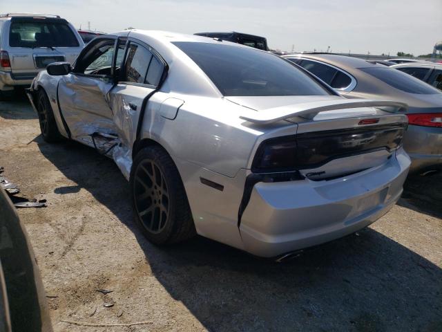 2B3CL5CT3BH613639 - 2011 DODGE CHARGER R/ SILVER photo 3