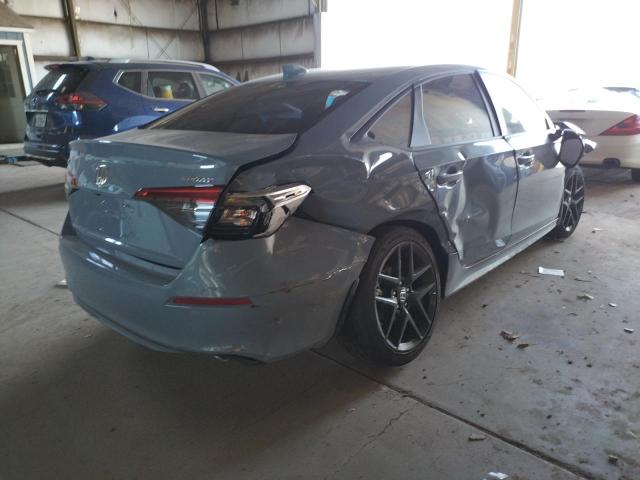 2HGFE2F54NH572025 - 2022 HONDA CIVIC SPOR GRAY photo 4