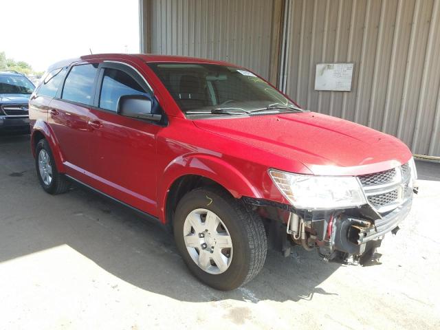 3C4PDCAB2CT358955 - 2012 DODGE JOURNEY RED photo 1