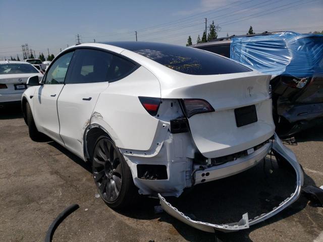 7SAYGDEF8NF347901 - 2022 TESLA MODEL Y أبيض صورة 3