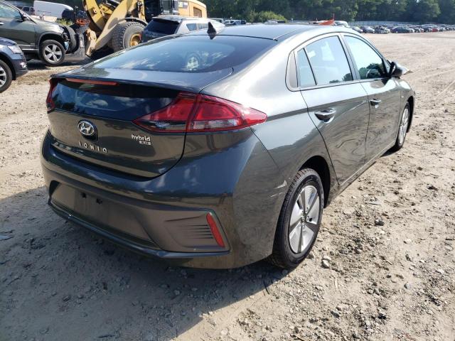 KMHC65LC3LU225911 - 2020 HYUNDAI IONIQ BLUE GRAY photo 4