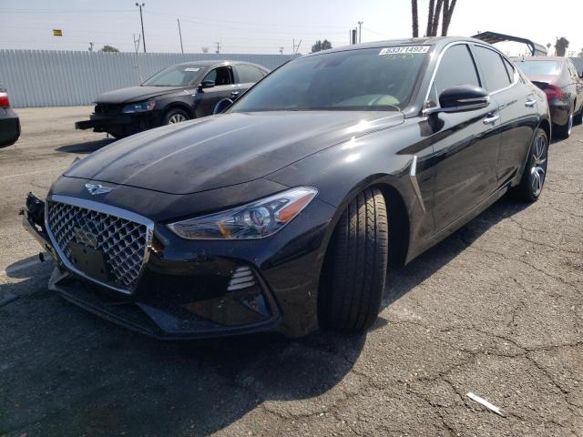 KMTG74LE1MU066386 - 2021 GENESIS G70 BLACK photo 2