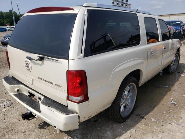 3GYFK66N74G197108 - 2004 CADILLAC ESCALADE E WHITE photo 4