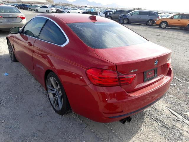 WBA4R9C51HK878505 - 2017 BMW 430XI RED photo 3