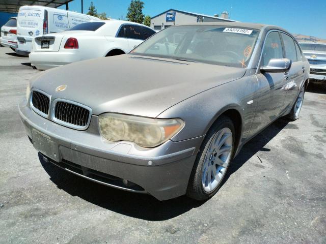 WBAGN63493DR11181 - 2003 BMW 7 SERIES GRAY photo 2